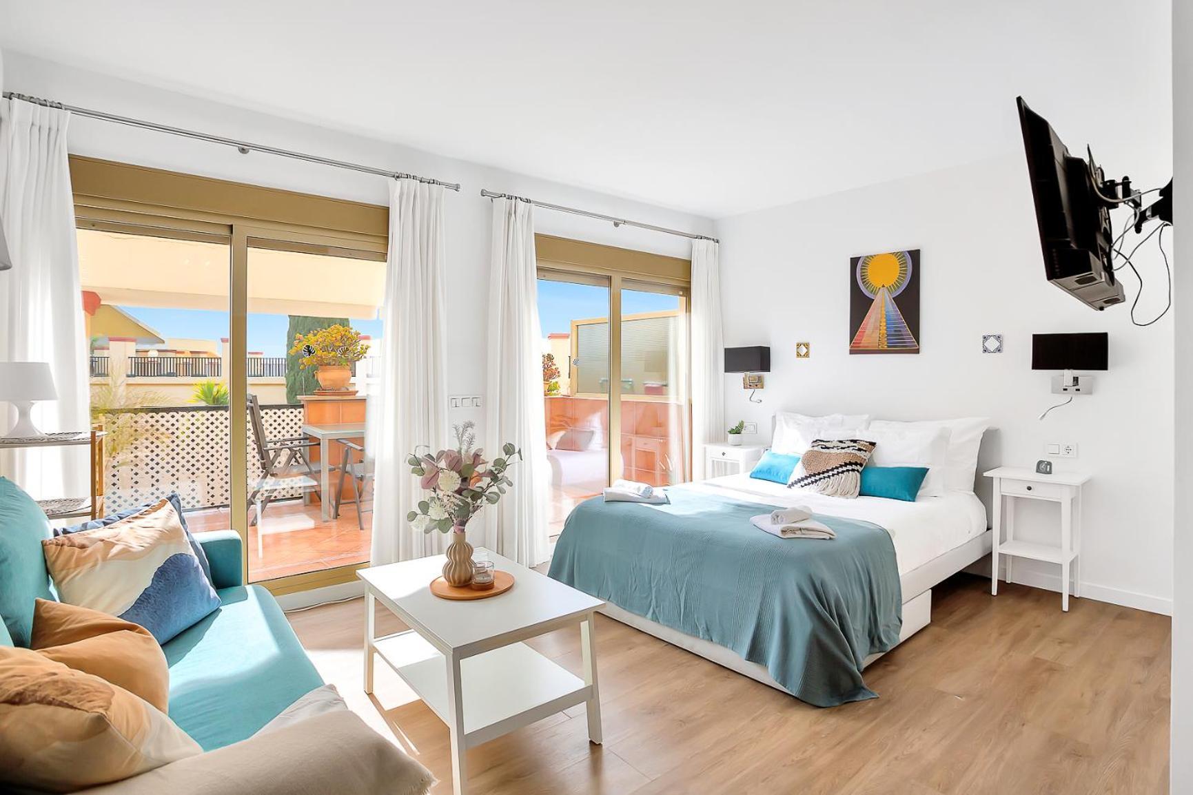 Modern Beach Apartment Romana Playa 723 In Marbella, Elviria Buitenkant foto